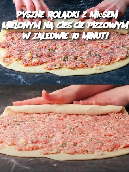 Pyszne Roladki z Mięsem Mielonym na Cieście Pizzowym w Zaledwie 10 Minut!