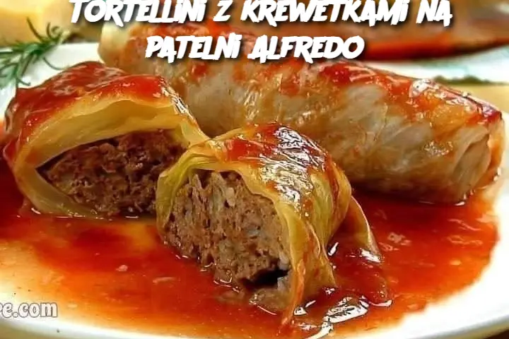 Tortellini z krewetkami na patelni Alfredo