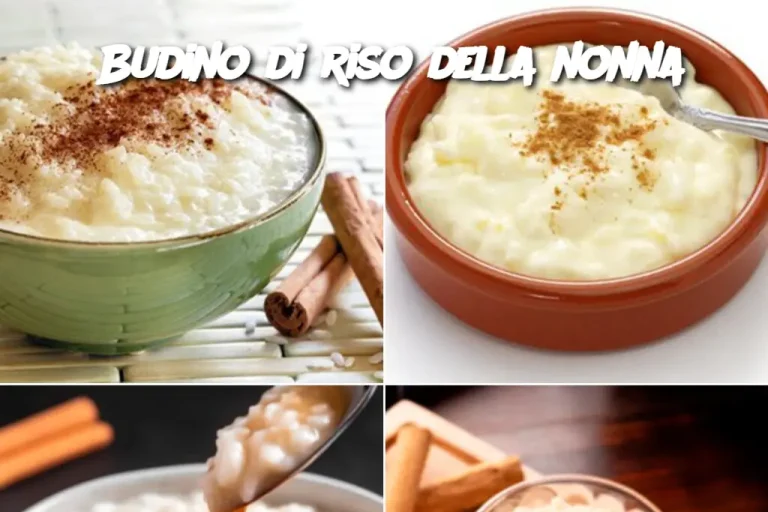 Budino di riso della nonna