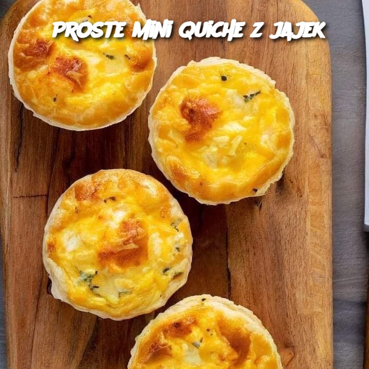 Proste mini quiche z jajek