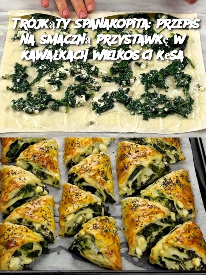 Trójkąty Spanakopita: przepis na smaczną przystawkę w kawałkach wielkości kęsa