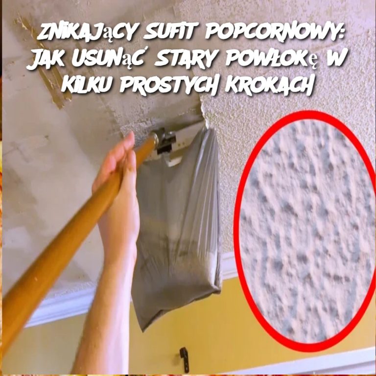 Znikający Sufit Popcornowy: Jak Usunąć Stary Powłokę w Kilku Prostych Krokach