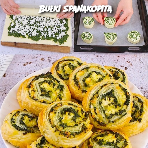 Bułki Spanakopita