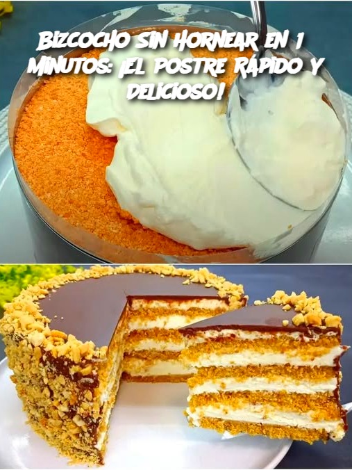 Bizcocho Sin Hornear en 15 Minutos: ¡El Postre Rápido y Delicioso!