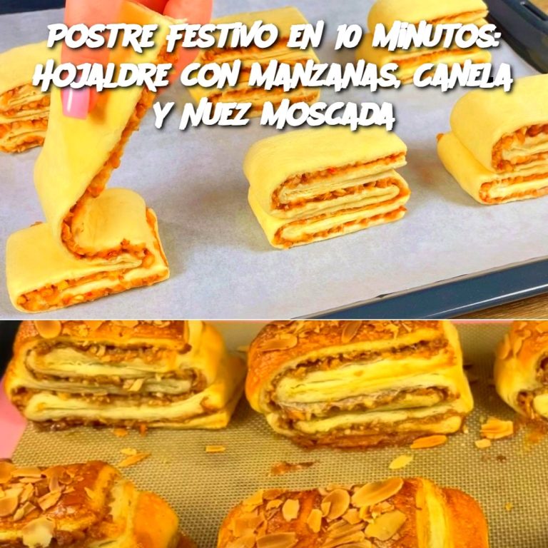 Postre Festivo en 10 Minutos: Hojaldre con Manzanas, Canela y Nuez Moscada